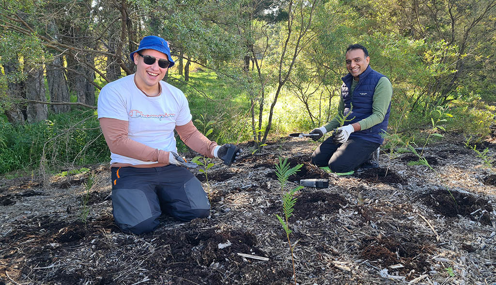 CHEP & Landcare Plant in The Ponds